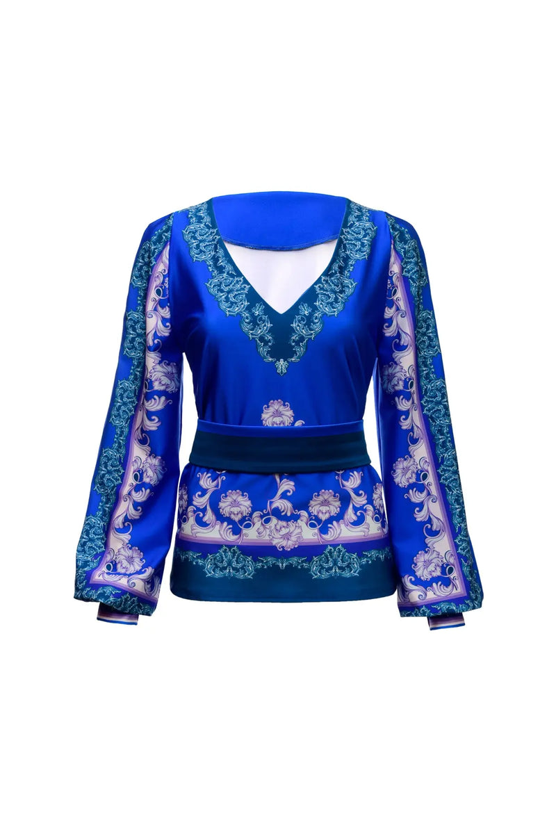 Blue blouse Miriam Swimwear
