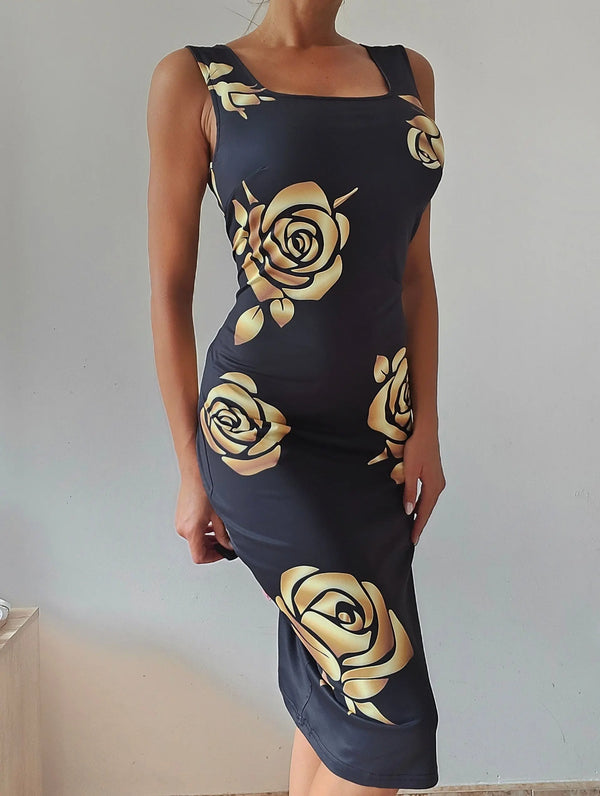 Dress Golden Roses Miriam Swimwear