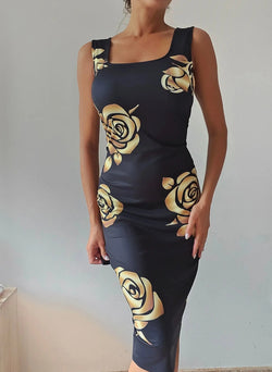 🎁 Dress Golden Roses (100% off) Miriam Swimwear