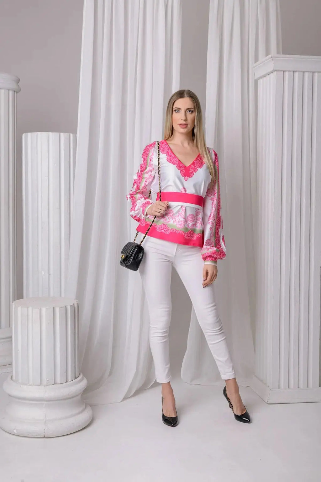 White blouse Miriam Swimwear