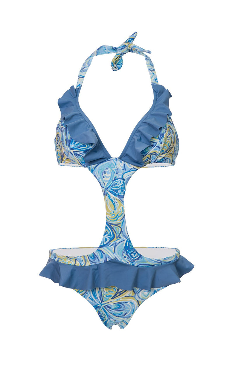 Trikini JAY AMARI SWIMWEAR(BLUE) Miriam Swimwear